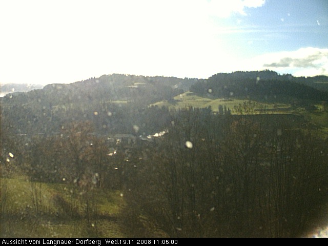 Webcam-Bild: Aussicht vom Dorfberg in Langnau 20081119-110500