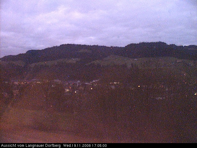 Webcam-Bild: Aussicht vom Dorfberg in Langnau 20081119-170500