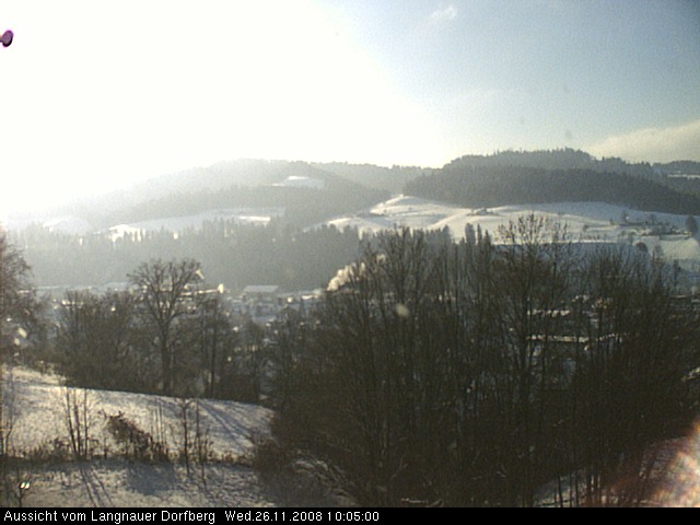Webcam-Bild: Aussicht vom Dorfberg in Langnau 20081126-100500