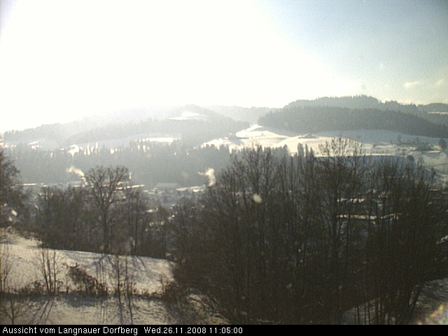Webcam-Bild: Aussicht vom Dorfberg in Langnau 20081126-110500