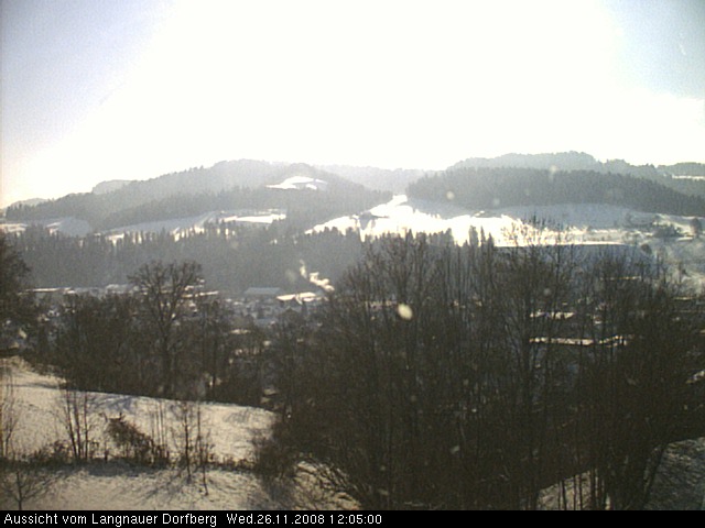 Webcam-Bild: Aussicht vom Dorfberg in Langnau 20081126-120500