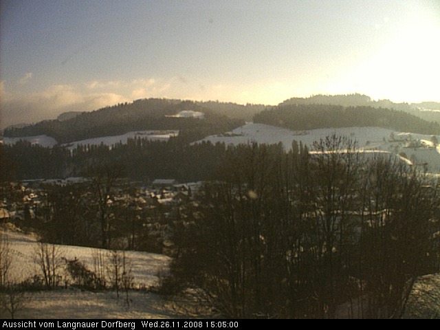 Webcam-Bild: Aussicht vom Dorfberg in Langnau 20081126-150500