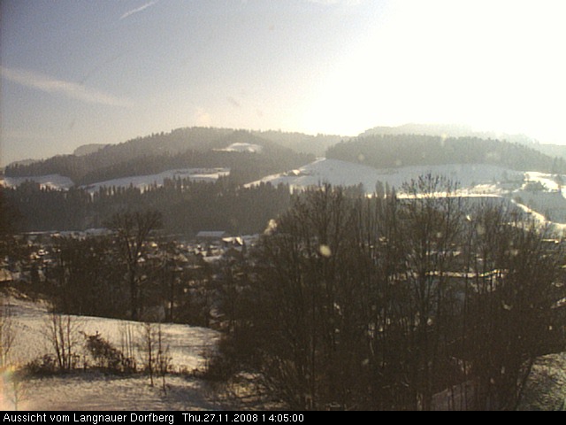 Webcam-Bild: Aussicht vom Dorfberg in Langnau 20081127-140500