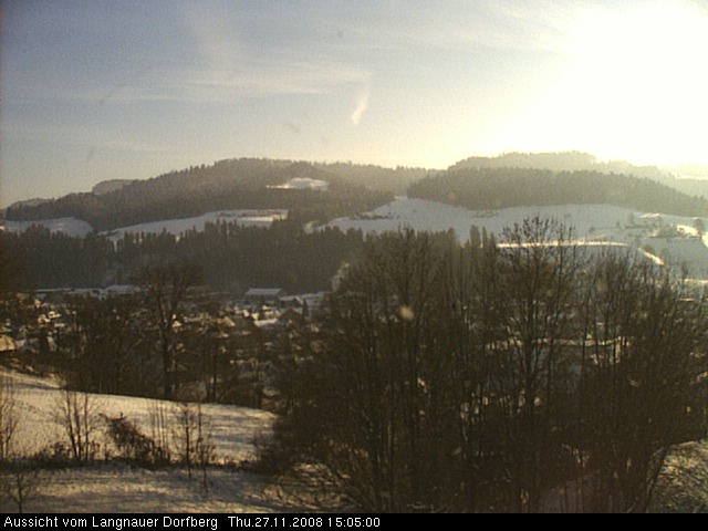 Webcam-Bild: Aussicht vom Dorfberg in Langnau 20081127-150500