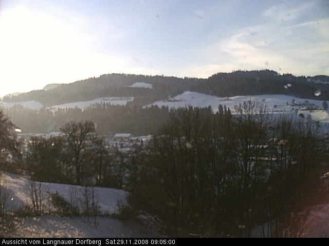 Webcam-Bild: Aussicht vom Dorfberg in Langnau 20081129-090500