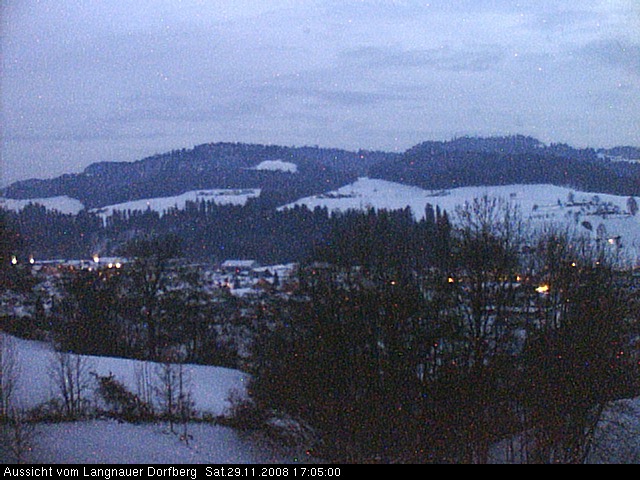 Webcam-Bild: Aussicht vom Dorfberg in Langnau 20081129-170500