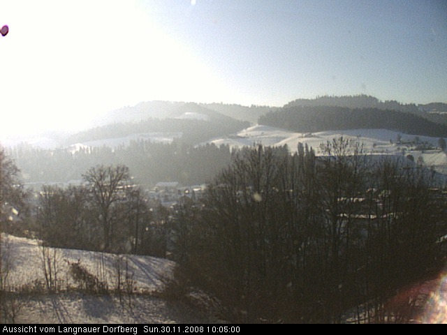 Webcam-Bild: Aussicht vom Dorfberg in Langnau 20081130-100500