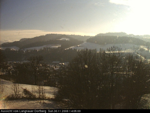 Webcam-Bild: Aussicht vom Dorfberg in Langnau 20081130-140500