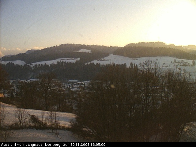 Webcam-Bild: Aussicht vom Dorfberg in Langnau 20081130-160500