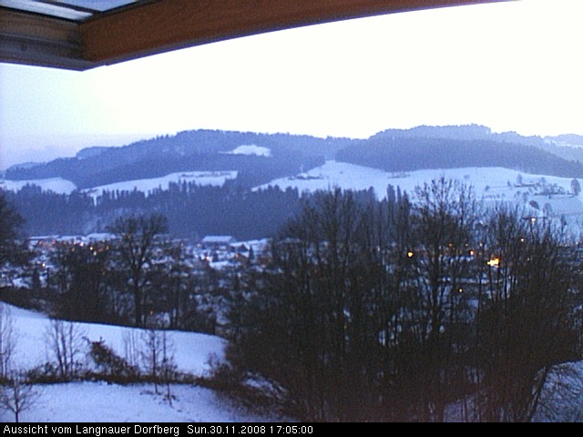 Webcam-Bild: Aussicht vom Dorfberg in Langnau 20081130-170500