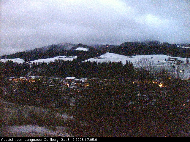 Webcam-Bild: Aussicht vom Dorfberg in Langnau 20081206-170500