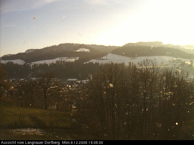 Webcam-Bild: Aussicht vom Dorfberg in Langnau 20081208-150500