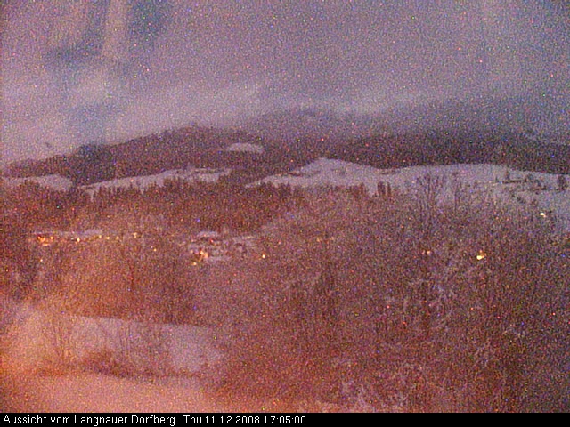 Webcam-Bild: Aussicht vom Dorfberg in Langnau 20081211-170500