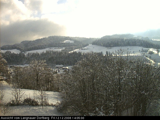 Webcam-Bild: Aussicht vom Dorfberg in Langnau 20081212-140500