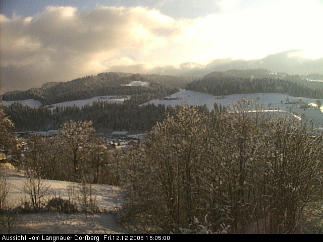 Webcam-Bild: Aussicht vom Dorfberg in Langnau 20081212-150500