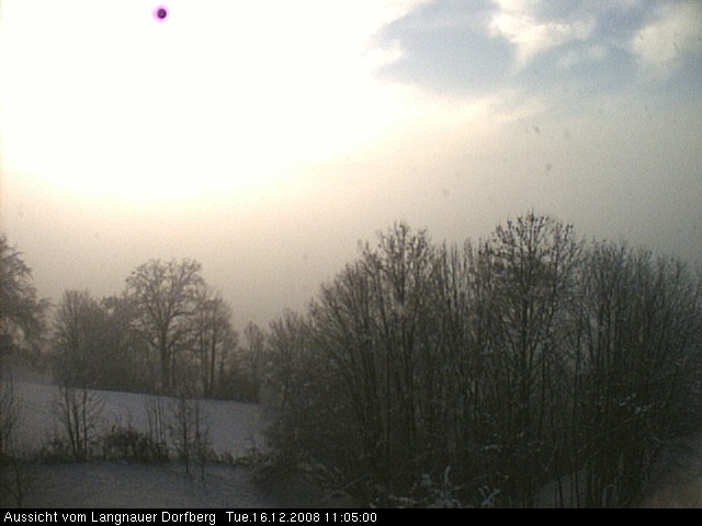 Webcam-Bild: Aussicht vom Dorfberg in Langnau 20081216-110500