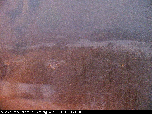 Webcam-Bild: Aussicht vom Dorfberg in Langnau 20081217-170500