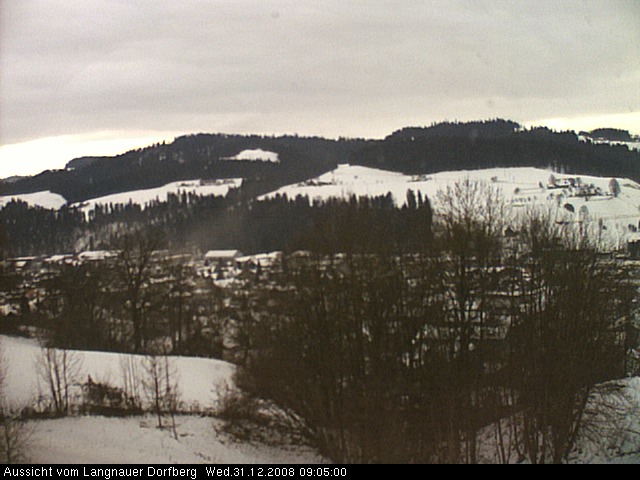 Webcam-Bild: Aussicht vom Dorfberg in Langnau 20081231-090500