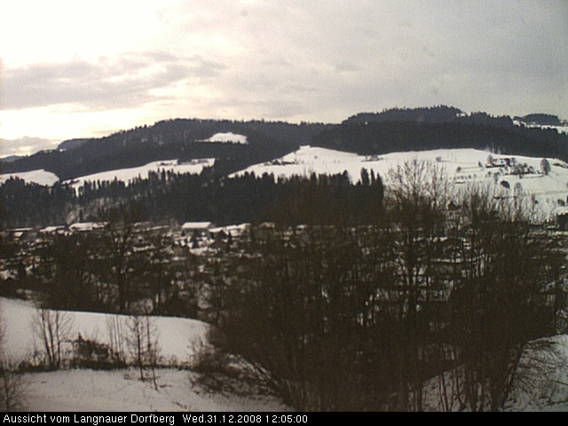 Webcam-Bild: Aussicht vom Dorfberg in Langnau 20081231-120500