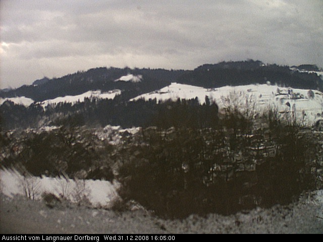 Webcam-Bild: Aussicht vom Dorfberg in Langnau 20081231-160500