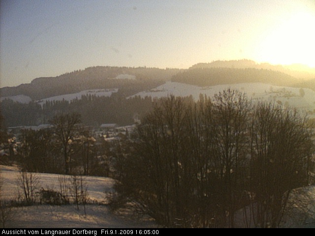 Webcam-Bild: Aussicht vom Dorfberg in Langnau 20090109-160500