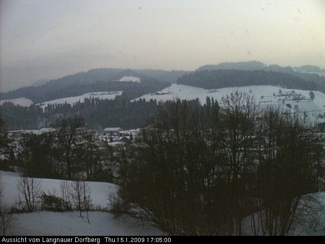 Webcam-Bild: Aussicht vom Dorfberg in Langnau 20090115-170500