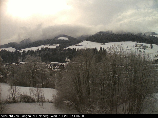 Webcam-Bild: Aussicht vom Dorfberg in Langnau 20090121-110500