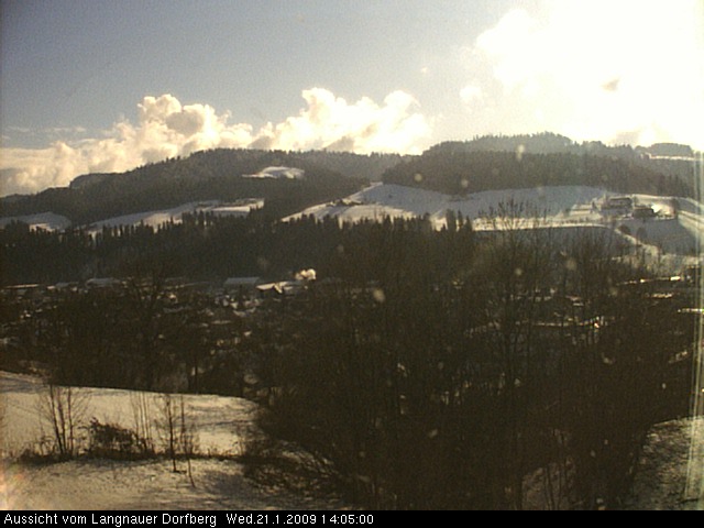 Webcam-Bild: Aussicht vom Dorfberg in Langnau 20090121-140500