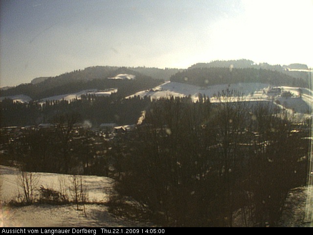 Webcam-Bild: Aussicht vom Dorfberg in Langnau 20090122-140500