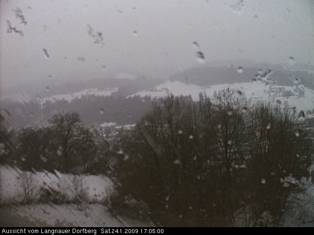 Webcam-Bild: Aussicht vom Dorfberg in Langnau 20090124-170500