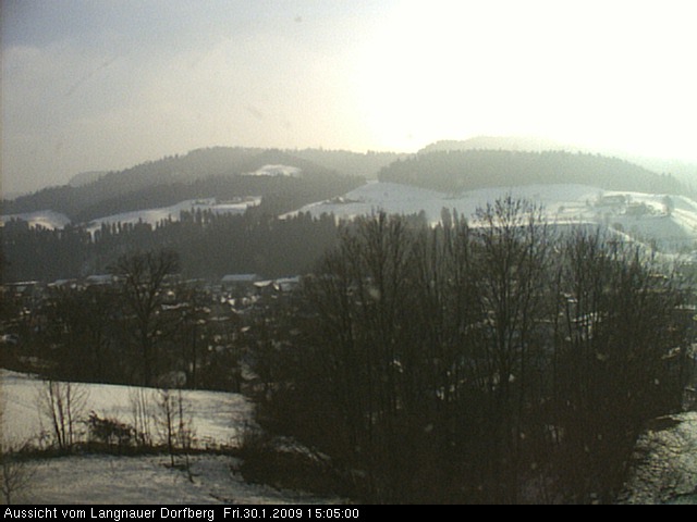Webcam-Bild: Aussicht vom Dorfberg in Langnau 20090130-150500