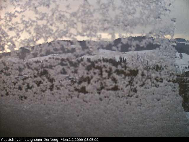 Webcam-Bild: Aussicht vom Dorfberg in Langnau 20090202-080500