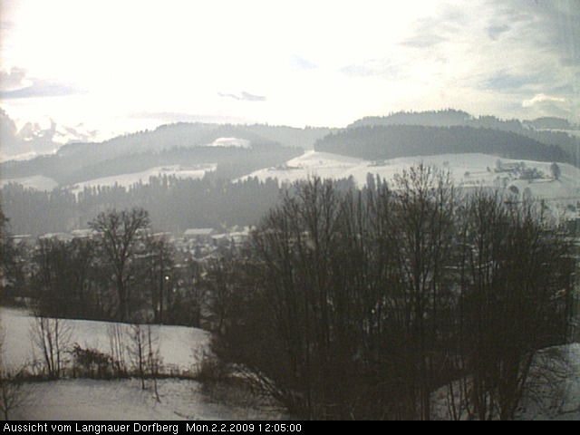 Webcam-Bild: Aussicht vom Dorfberg in Langnau 20090202-120500
