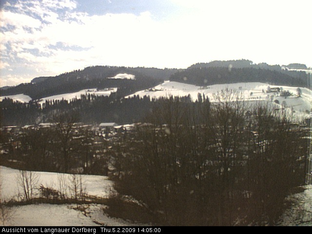 Webcam-Bild: Aussicht vom Dorfberg in Langnau 20090205-140500