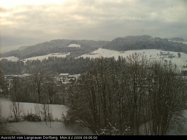 Webcam-Bild: Aussicht vom Dorfberg in Langnau 20090209-090500