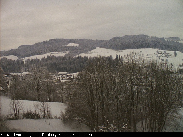 Webcam-Bild: Aussicht vom Dorfberg in Langnau 20090209-100500