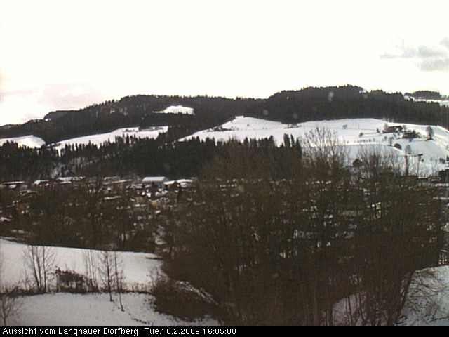 Webcam-Bild: Aussicht vom Dorfberg in Langnau 20090210-160500