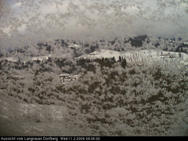 Webcam-Bild: Aussicht vom Dorfberg in Langnau 20090211-090500