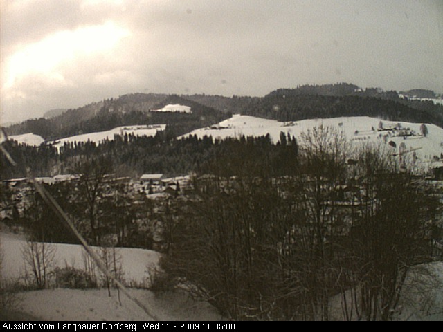Webcam-Bild: Aussicht vom Dorfberg in Langnau 20090211-110500