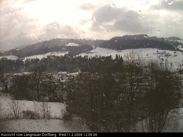 Webcam-Bild: Aussicht vom Dorfberg in Langnau 20090211-120500