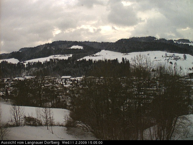Webcam-Bild: Aussicht vom Dorfberg in Langnau 20090211-150500