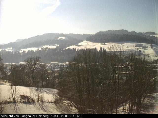 Webcam-Bild: Aussicht vom Dorfberg in Langnau 20090215-110500