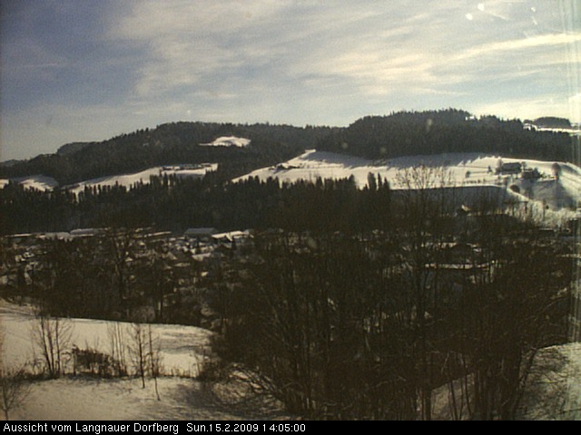 Webcam-Bild: Aussicht vom Dorfberg in Langnau 20090215-140500