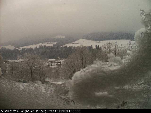 Webcam-Bild: Aussicht vom Dorfberg in Langnau 20090218-100500