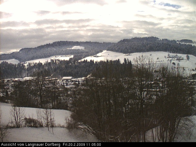 Webcam-Bild: Aussicht vom Dorfberg in Langnau 20090220-110500