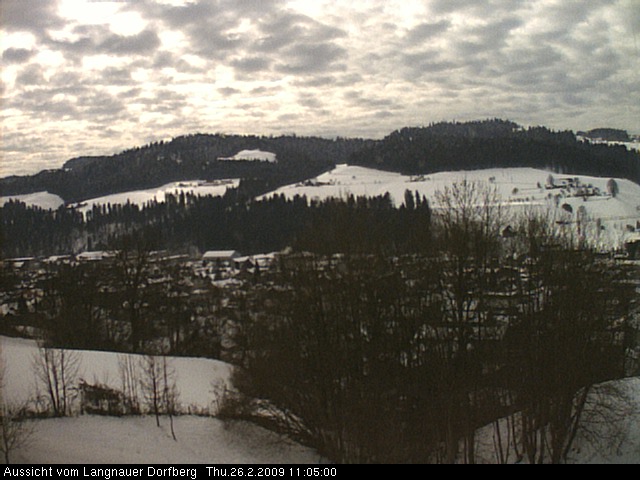 Webcam-Bild: Aussicht vom Dorfberg in Langnau 20090226-110500