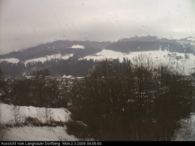Webcam-Bild: Aussicht vom Dorfberg in Langnau 20090302-090500