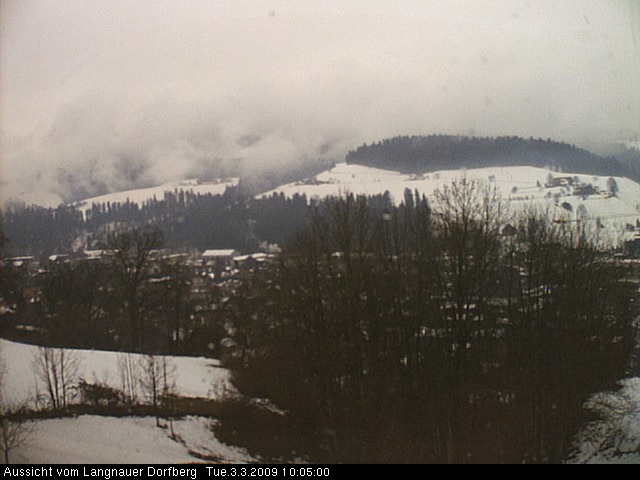 Webcam-Bild: Aussicht vom Dorfberg in Langnau 20090303-100500