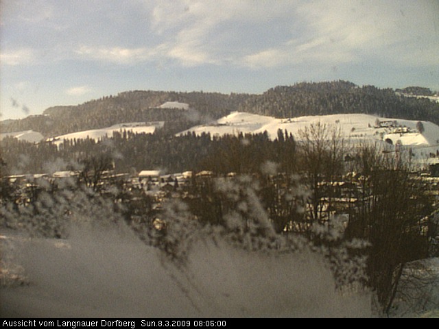 Webcam-Bild: Aussicht vom Dorfberg in Langnau 20090308-080500