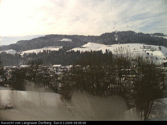 Webcam-Bild: Aussicht vom Dorfberg in Langnau 20090308-090500